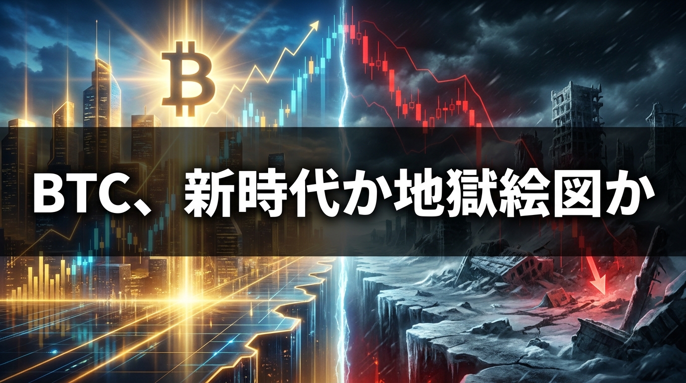 BTC、新時代か地獄絵図か
