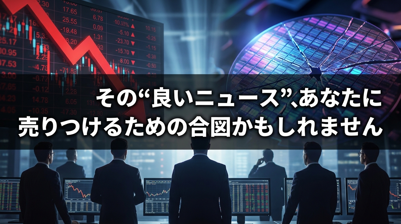 その“良いニュース”、あなたに売りつけるための合図かもしれません